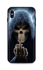 TopQ Kryt iPhone XS silikon Fuck Off 49184