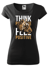 Fenomeno Dámské tričko Think positive Velikost: 3XL