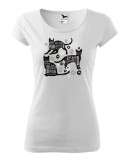 Fenomeno Dámské tričko Cats Velikost: M