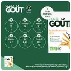 GOOD GOUT BIO Vanilková kolečka 80 g