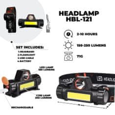 MYERS POWER Dobíjecí Čelovka HBL-121