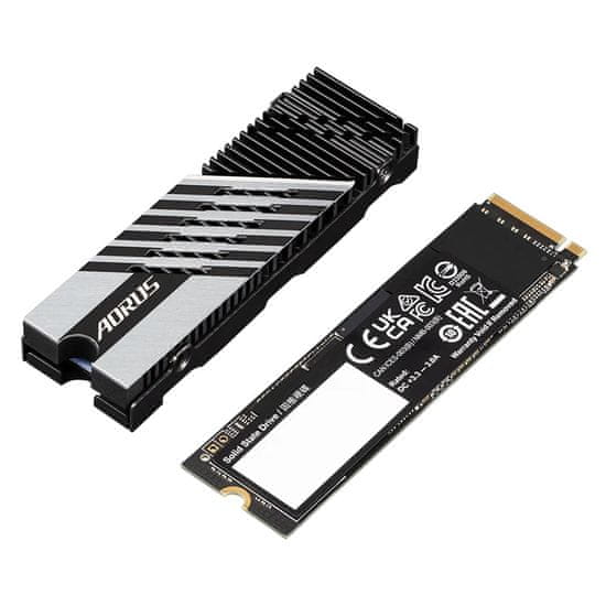 Gigabyte AORUS Gen4 7300/2TB/SSD/M.2 NVMe/Černá/5R