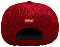 CurePink Čepice - kšiltovka snapback Marvel|Iron Man: Face (nastavitelná)