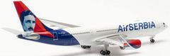 Herpa Airbus A330-243, Air Serbia, "Nikola Tesla", Srbsko, 1/500