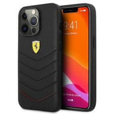 Ferrari FEHCP13XRQUK hard silikonové pouzdro iPhone 13 Pro MAX 6.7" black Off Track Quilted