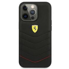 Ferrari FEHCP13XRQUK hard silikonové pouzdro iPhone 13 Pro MAX 6.7" black Off Track Quilted