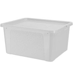 EDANTI Plastový Kontejner S Víkem Multibox 40X33X20 Cm, 20 L