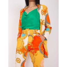 ITALY MODA Dámské sako ACHEO oranžovo-tmavě žluté DHJ-MA-15621B.03_399579 S