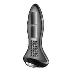 Satisfyer Satisfyer Rotator Plug 1+ (Black), vibrační anální kolík s perličkami