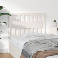 Greatstore Čelo postele bílé 105,5 x 4 x 100 cm masivní borovice