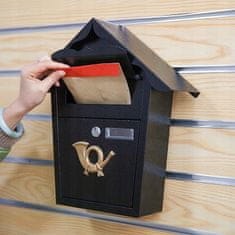 Korbi Poštovní schránka černá L9 | Bezpečné Doručení Pošty