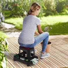 Die moderne Hausfrau Die moderne Hausfrau Zahradnická stolička s kolečky