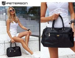 Gemini Dámské kabelky [DH] PU PTN bag CP205468 Black black jedna velikost