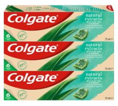 Colgate Natural Extracts Aloe Vera zubní pasta 3 x 75 ml
