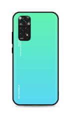 TopQ Kryt LUXURY Xiaomi Redmi Note 11S pevný duhový zelený 98435