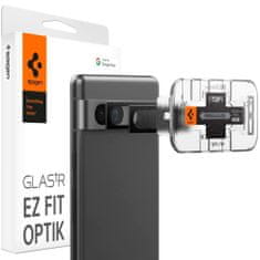 Spigen Ochrana fotoaparátu Spigen OPTIK.TR "EZ FIT" 2BALENÍ Google Pixel 7a Black