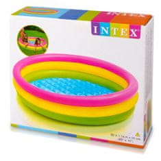 Intex Nafukovací bazén kulaté měkké dno 114x25cm