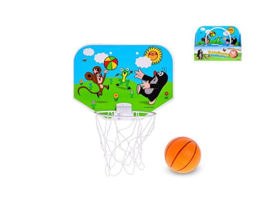 Mikro Trading KRTEK basketbalový koš 33x25 cm s míčem 9 cm v krabičce