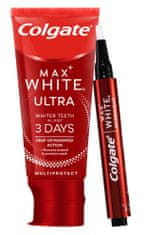Max White Overnight bělicí pero 2,5 ml + Max White Ultra Multiprotect 50 ml