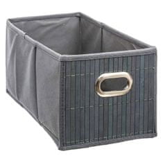 Dekorstyle Úložný box Grey Bamboo 15x31 cm