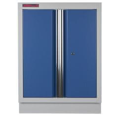 AHProfi Celokovová dílenská skříňka PROFI BLUE dvoukřídlá 680x458x910 mm - MTGC1300