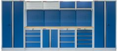 AHProfi Kvalitní PROFI BLUE dílenský nábytek - 4535 x 2000 x 495 mm - MTGS1300A1 Blue