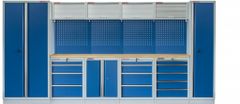 AHProfi Kvalitní PROFI BLUE dílenský nábytek 4235 x 495 x 2000 mm - MTGS1300A6 Blue