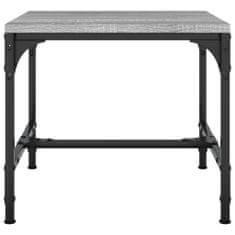 Vidaxl Odkládací stolek šedý sonoma 40x40x35 cm kompozitní dřevo