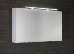 SAPHO RIWA galerka s LED osvětlením, 3x dvířka, 121x70x17cm, jilm bardini RIW120-0013 - Sapho