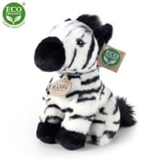 Rappa Plyšová zebra sedící 18 cm ECO-FRIENDLY