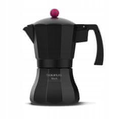 Taurus Moka konvice Black Moments na 12 šálků, černá