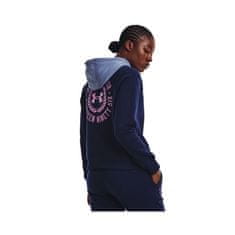 Under Armour Mikina tmavomodrá 168 - 172 cm/M Rival Fleece CB Hoodie