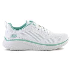 Skechers Boty bílé 37 EU Bobs Squad Chaos Parallel Lines