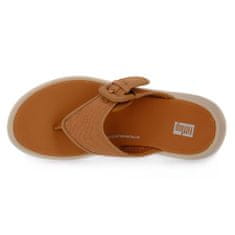 FitFlop Žabky hnědé 39 EU F Mode Buckle Canvas