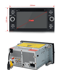 Hizpo CD/DVD GPS navigace Autorádio s kamerou pro Ford - Focus S-Max Mondeo Galaxy C-Max Ford Transit Autorádio Wince CD DVD GPS Navigace Ford