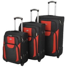 RGL Cestovní kufr Afrika SADA, černá-červená