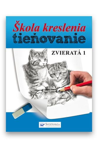 Naučte sa tieňovať ceruzkou Zvieratá a vtáky - I - inovatívna séria knižiek výtvarnej výchovy