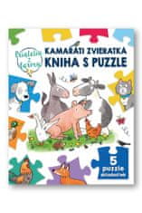 Sebastien Braun: Kamaráti zvieratká kniha s puzzle - Priatelia z farmy