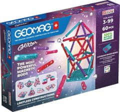 Stavebnice Geomag Glitter 60 pcs