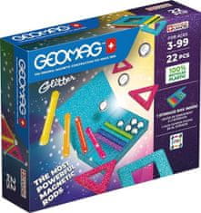 Stavebnice Geomag Glitter 22 pcs