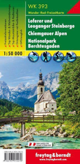 Freytag & Berndt WK 393 Loferer a Leoganger Steinberge, Chiemgauské Alpy, národní park Berchtesgaden 1:50 000 / turistická mapa