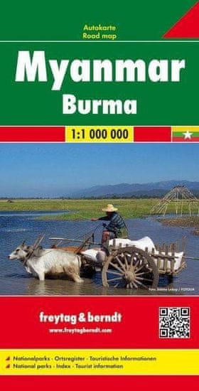 Freytag & Berndt AK 182 Myanmar - Burma 1:1 000 000 / automapa