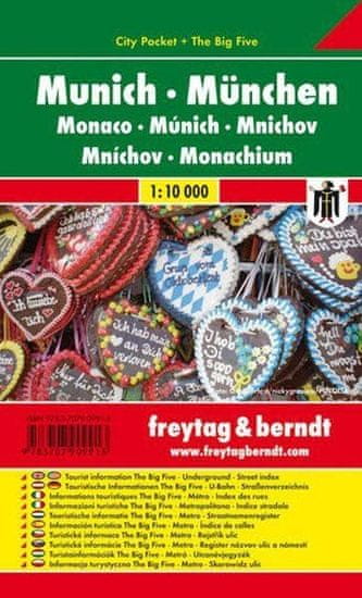 Freytag & Berndt PL 26 CP Mnichov 1:10 000 / kapesní plán města