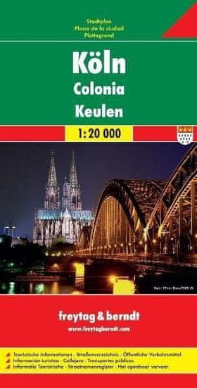 Freytag & Berndt PL 127 Kolín nad Rýnem - Köln 1:20 000 / plán města