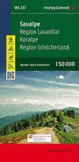 WK 237 Saualpe, Region Lavanttal, Koralpe, Region Schilcherland, Wanderkarte 1:50.000/mapa