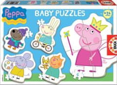 Baby puzzle Prasátko Peppa 5v1 - (3-5 dílků)