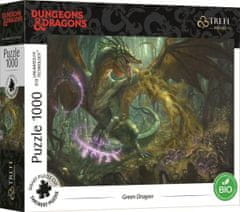 Puzzle UFT Dungeons&Dragons Zelený drak - 1000 dílků