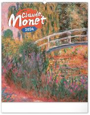 Nástěnný kalendář Claude Monet 2024, 48 × 56 cm