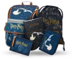 BAAGL Školní aktovka v setu Baagl Zippy Harry Potter Bradavice - 5 dílů