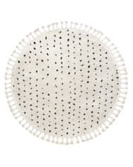 Dywany Łuszczów Kusový koberec Berber Syla B752 dots cream kruh 160x160 (průměr) kruh